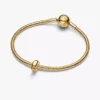 Runder Clip Charm, 14-karätig vergoldet Runder Clip Charm, 14-karätig vergoldet