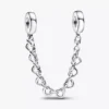 Safety Chain „Verbundene Herzen“ aus Sterlingsilber Safety Chain „Verbundene Herzen“ aus Sterlingsilber