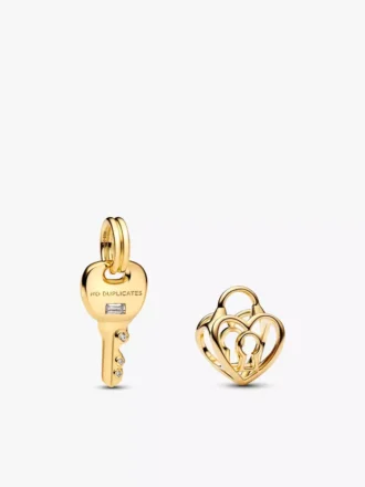 Schlüssel- und Schloss-Charm-Duo, 2er-Set Schlüssel- und Schloss-Charm-Duo, 2er-Set