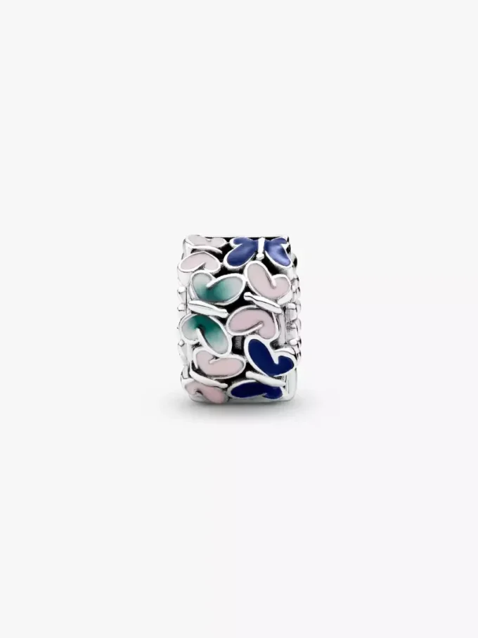 Schmetterlings-Clip Charm aus Sterlingsilber Schmetterlings-Clip Charm aus Sterlingsilber