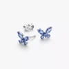 Schmetterlings-Ohrringe aus Sterlingsilber Schmetterlings-Ohrringe aus Sterlingsilber