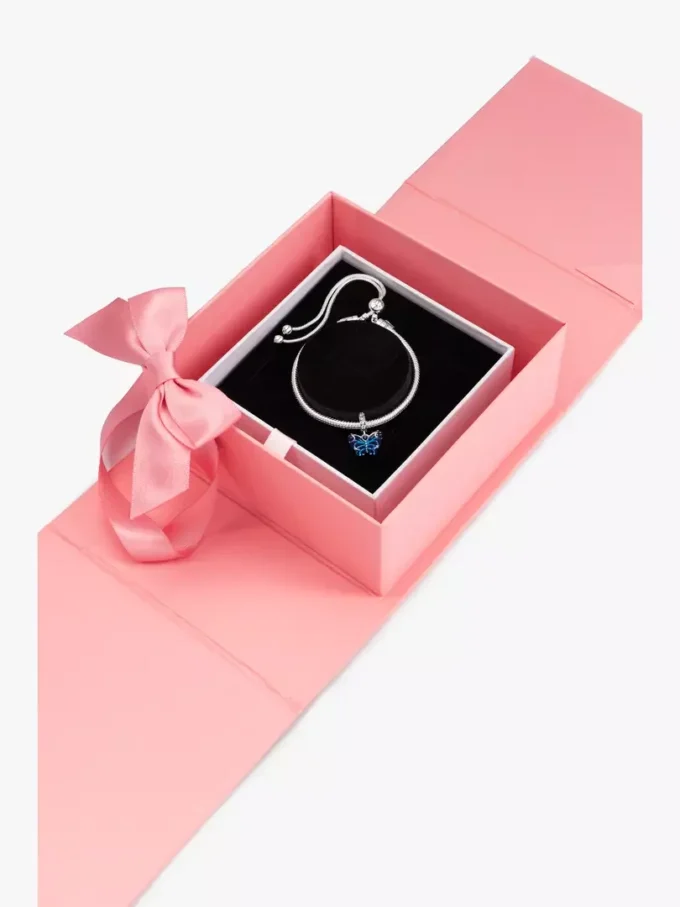 Schmetterlingsflügel-Armbänder-Geschenkset aus Sterlingsilber Schmetterlingsflügel-Armbänder-Geschenkset aus Sterlingsilber