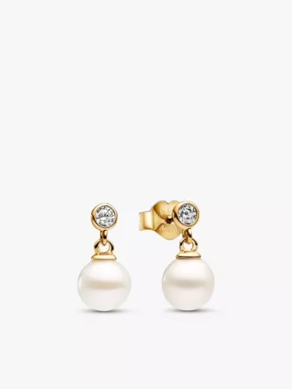 Schmuckset aus behandelten Süßwasser-Zuchtperlen und Perlen, 3-teilig