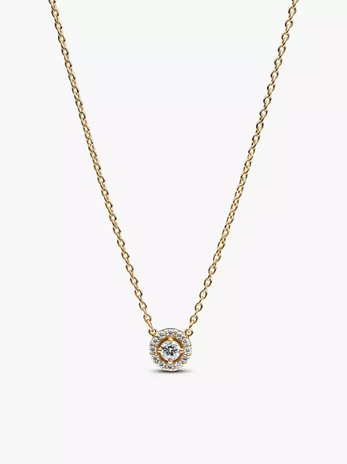 Schmuckset „Golden Pave Halo“ (3-teilig) Schmuckset „Golden Pave Halo“ (3-teilig)