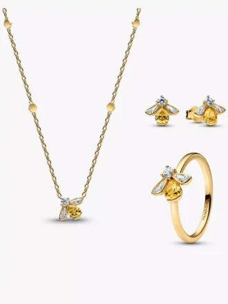 Schmuckset „Goldene Honigbiene“, 3-teilig
