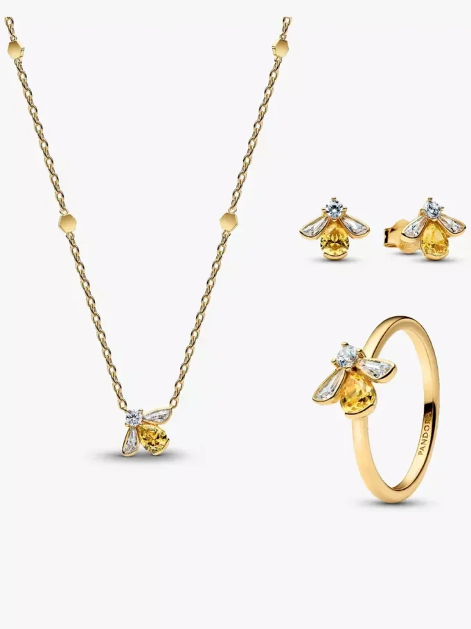 Schmuckset „Goldene Honigbiene“, 3-teilig Schmuckset „Goldene Honigbiene“, 3-teilig