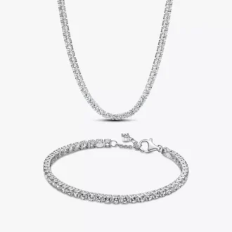 Schmuckset im Tennis-Stil, 2er-Set