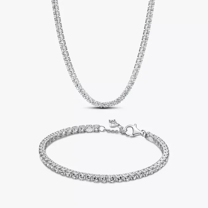 Schmuckset im Tennis-Stil, 2er-Set Schmuckset im Tennis-Stil, 2er-Set