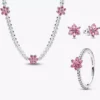 Schmuckset „Pink Herbarium Bloom“ (3-teilig) Schmuckset „Pink Herbarium Bloom“ (3-teilig)