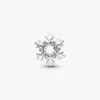 Schneeflocken-Charm aus Sterlingsilber