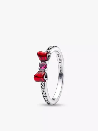 Disney-Prinzessin Schneewittchen Schleifenring aus Sterlingsilber