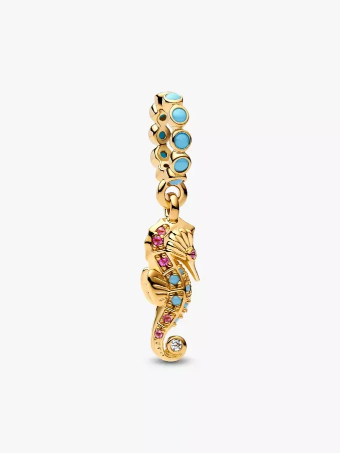 Seepferdchen- und Seestern-Charm-Halskette, 3er-Set Seepferdchen- und Seestern-Charm-Halskette, 3er-Set
