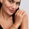 Seepferdchen-Dangle Charm, 14-karätig vergoldet Seepferdchen-Dangle Charm, 14-karätig vergoldet