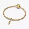 Seepferdchen-Dangle Charm, 14-karätig vergoldet Seepferdchen-Dangle Charm, 14-karätig vergoldet
