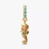 Seepferdchen-Dangle Charm, 14-karätig vergoldet Seepferdchen-Dangle Charm, 14-karätig vergoldet