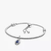 September Eternity Circle Dangle Charm-Armband-Set, 2er-Set September Eternity Circle Dangle Charm-Armband-Set, 2er-Set