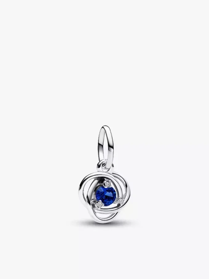 September Eternity Circle Dangle Charm-Armband-Set, 2er-Set September Eternity Circle Dangle Charm-Armband-Set, 2er-Set