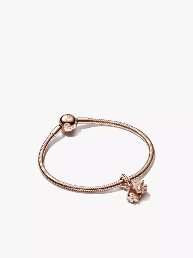 Set aus aufklappbarem Geburtstagsgeschenk-Charm und Armband, 2er-Set Set aus aufklappbarem Geburtstagsgeschenk-Charm und Armband, 2er-Set