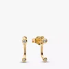 Set aus offenen Ohrringen und Ringen mit im Labor gezüchteten Diamanten, 2er-Set Set aus offenen Ohrringen und Ringen mit im Labor gezüchteten Diamanten, 2er-Set