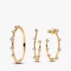 Set aus Ohrringen und Ring mit laborgrown Diamanten, 2er-Set Set aus Ohrringen und Ring mit laborgrown Diamanten, 2er-Set