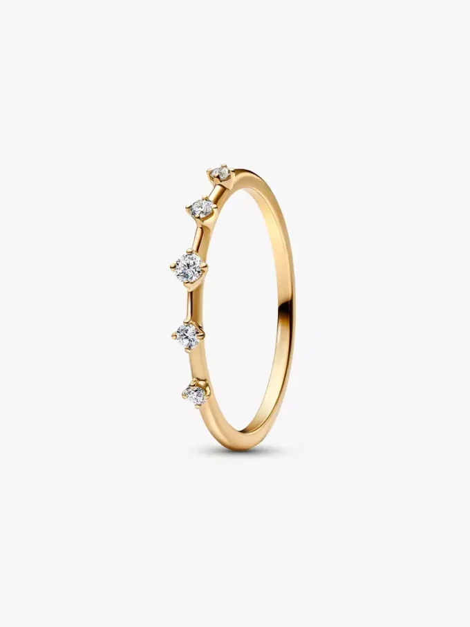 Set aus Ohrringen und Ring mit laborgrown Diamanten, 2er-Set Set aus Ohrringen und Ring mit laborgrown Diamanten, 2er-Set