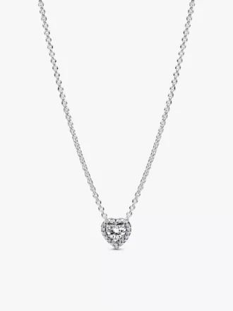 Tennis-Choker & Herz-Halskette im Layering-Set (2er-Set)