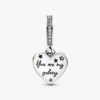 Shooting Star Hearts Double Dangle Charm – Sterlingsilber, 14-karätige Vergoldung Shooting Star Hearts Double Dangle Charm – Sterlingsilber, 14-karätige Vergoldung