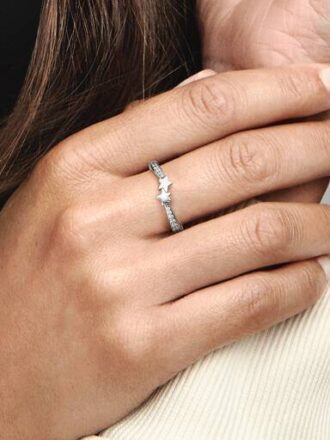 Shooting Stars Sparkling Ring – Sterlingsilber