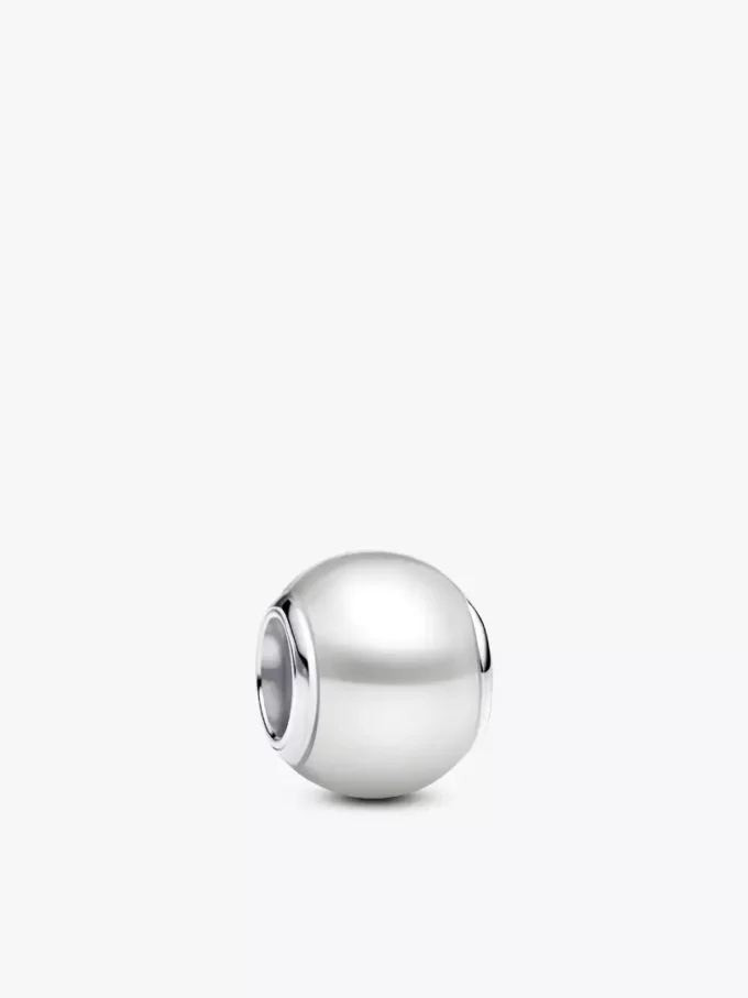 Weißer Charm aus Sterlingsilber Weißer Charm aus Sterlingsilber