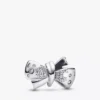 Silbernes Sparkling Bow Armband-Set, 2er-Set Silbernes Sparkling Bow Armband-Set, 2er-Set