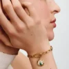 Skarabäus-Medaillon-Charm, 14-karätig vergoldet Skarabäus-Medaillon-Charm, 14-karätig vergoldet