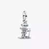 Skifahrer-Dangle Charm aus Sterlingsilber Skifahrer-Dangle Charm aus Sterlingsilber