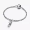 Skifahrer-Dangle Charm aus Sterlingsilber Skifahrer-Dangle Charm aus Sterlingsilber