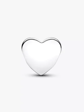 Volleyball-Mom-Herz-Charm aus Sterlingsilber