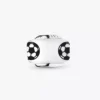 Soccer Murano Charm aus Sterlingsilber Soccer Murano Charm aus Sterlingsilber