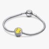 Softball-Charm – Sterlingsilber