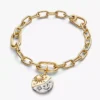Sonne-und-Mond-Charm, Sterlingsilber, 14-karätig vergoldet Sonne-und-Mond-Charm, Sterlingsilber, 14-karätig vergoldet