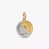 Sonne-und-Mond-Charm, Sterlingsilber, 14-karätig vergoldet Sonne-und-Mond-Charm, Sterlingsilber, 14-karätig vergoldet