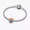 South Dakota Herz-Charm aus Sterlingsilber