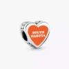 South Dakota Herz-Charm aus Sterlingsilber