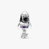 Space Love Rocket Charm – Sterlingsilber