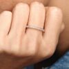 Sparkle & Hearts Ring – 14 Karat Roségold-Beschichtung Sparkle & Hearts Ring – 14 Karat Roségold-Beschichtung