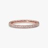 Sparkle & Hearts Ring – 14 Karat Roségold-Beschichtung Sparkle & Hearts Ring – 14 Karat Roségold-Beschichtung