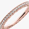 Sparkle & Hearts Ring – 14 Karat Roségold-Beschichtung Sparkle & Hearts Ring – 14 Karat Roségold-Beschichtung