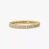 Sparkle & Hearts Ring, 14 Karat vergoldet