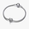 Sparkling Angel Wings & Heart Charm – Sterlingsilber