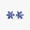 Sparkling Blue Herbarium Cluster Ohrringe – Sterlingsilber
