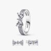 Sparkling Bow Doppelring-Set – 2er-Set Sparkling Bow Doppelring-Set – 2er-Set