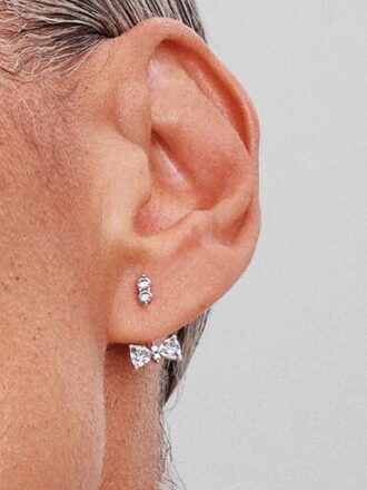 Sparkling Bow Ohrringe – Sterlingsilber Sparkling Bow Ohrringe – Sterlingsilber