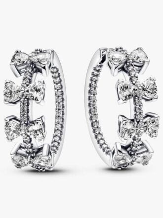 Sparkling Bow Row Ohrringe – Sterlingsilber Sparkling Bow Row Ohrringe – Sterlingsilber